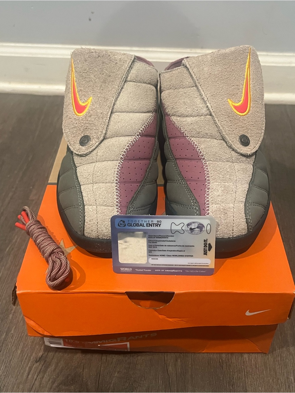 Men’s Nike soccer mules “Kids of Immigrants “ special edition